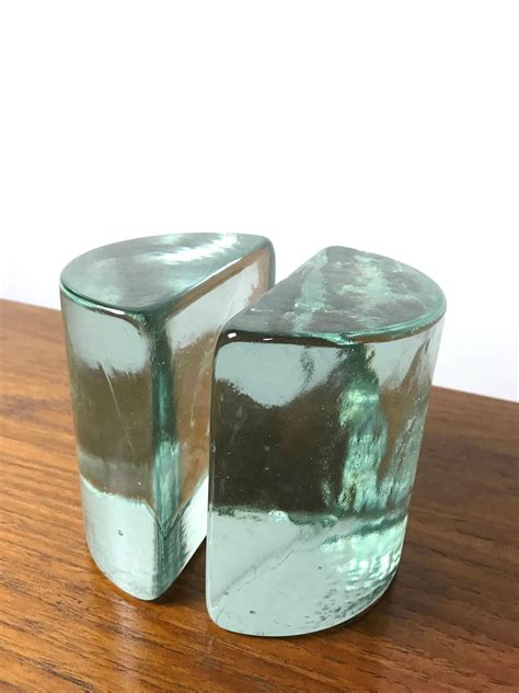 blenko glass bookends for sale